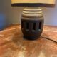 Paire de lampe de chevet brutaliste