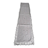 Antique large embroidered table centerpiece 150cm x 35cm