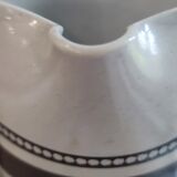 Large glazed stoneware pitcher signed, 1950-60 period