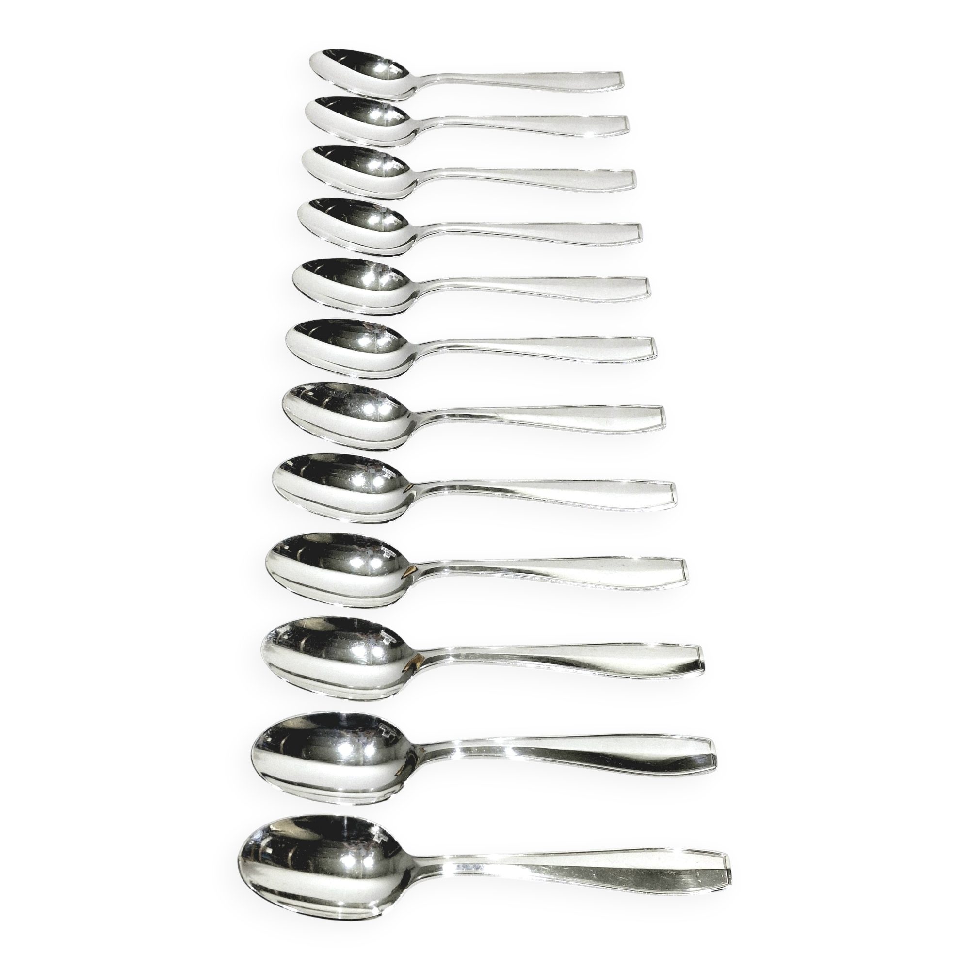 Christofle - 12 coffee spoons atlas model