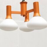 Orange Vintage Space Age Pendant Lamp
