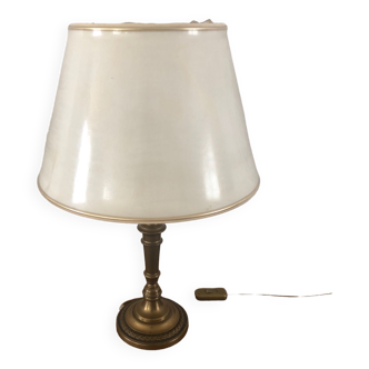 Lampe vintage pied en laiton