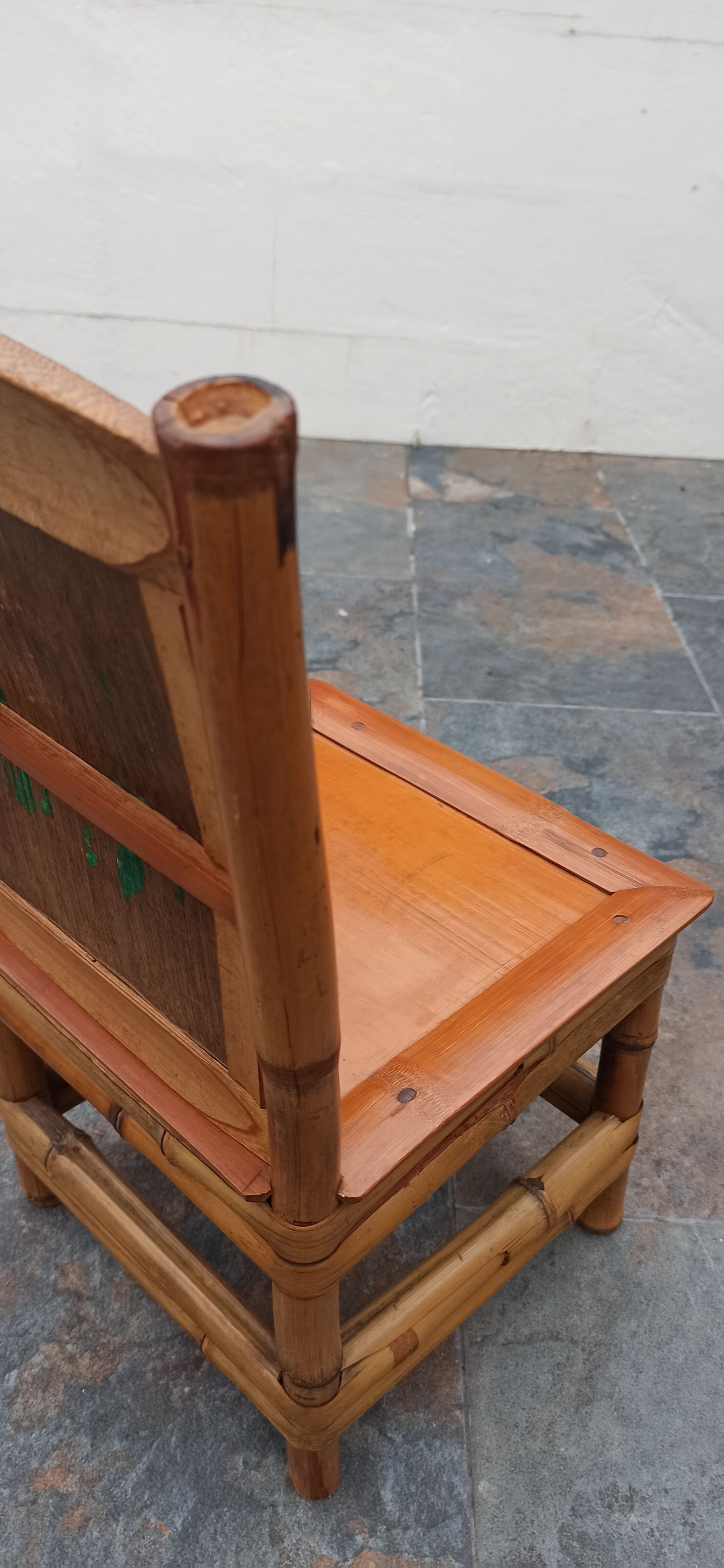 Vintage bamboo chair