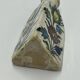Trilobe enameled earthenware bottle, Persia, Iznik, 19th century