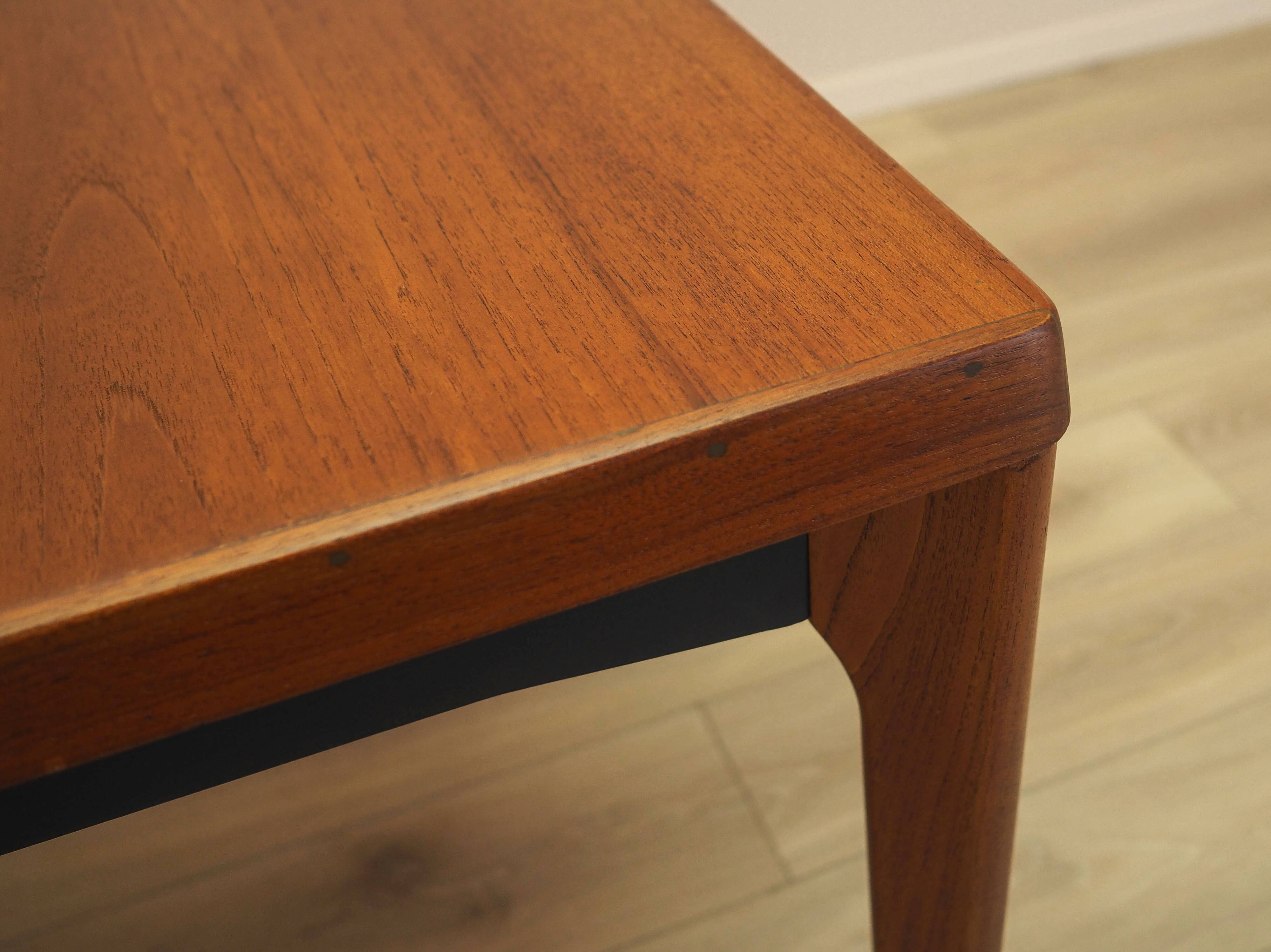 Teak extending dining table Henning Kjærnulf, Vejle, 1960s