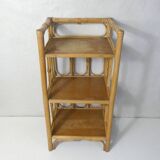 rattan bedside table