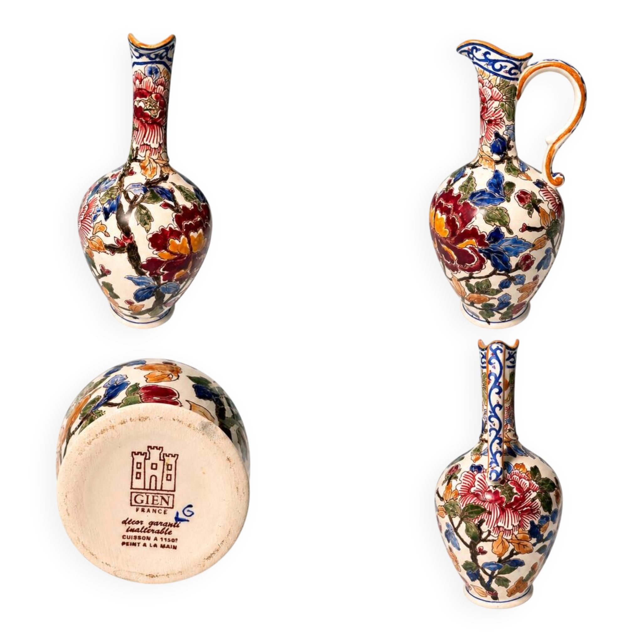 Aiguiere faience de gien