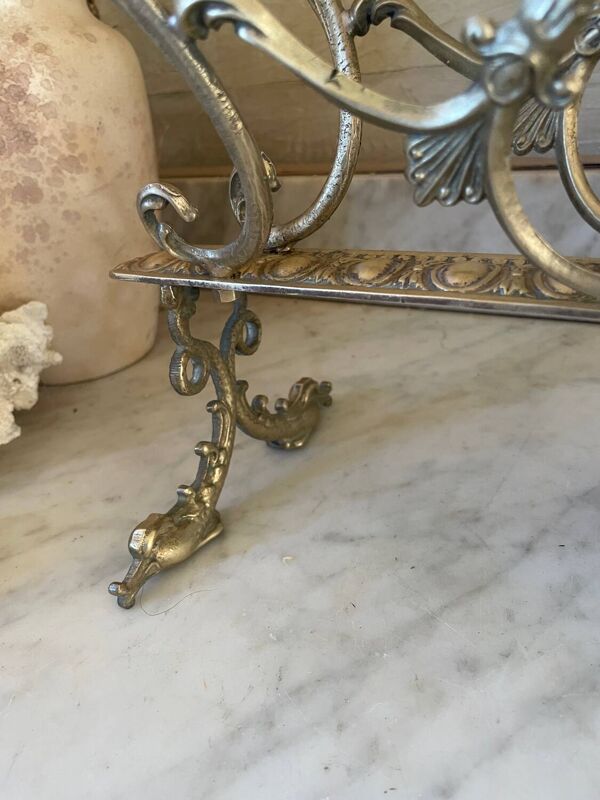 Porte-revue italien en bronze