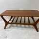 Table basse scandinave en teck par Louis Van Teeffelen pour Wébé