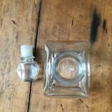 Flacon vintage transparent