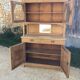 Two-body oak sideboard from the 1940s; stripped