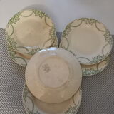 Series of 6 plates