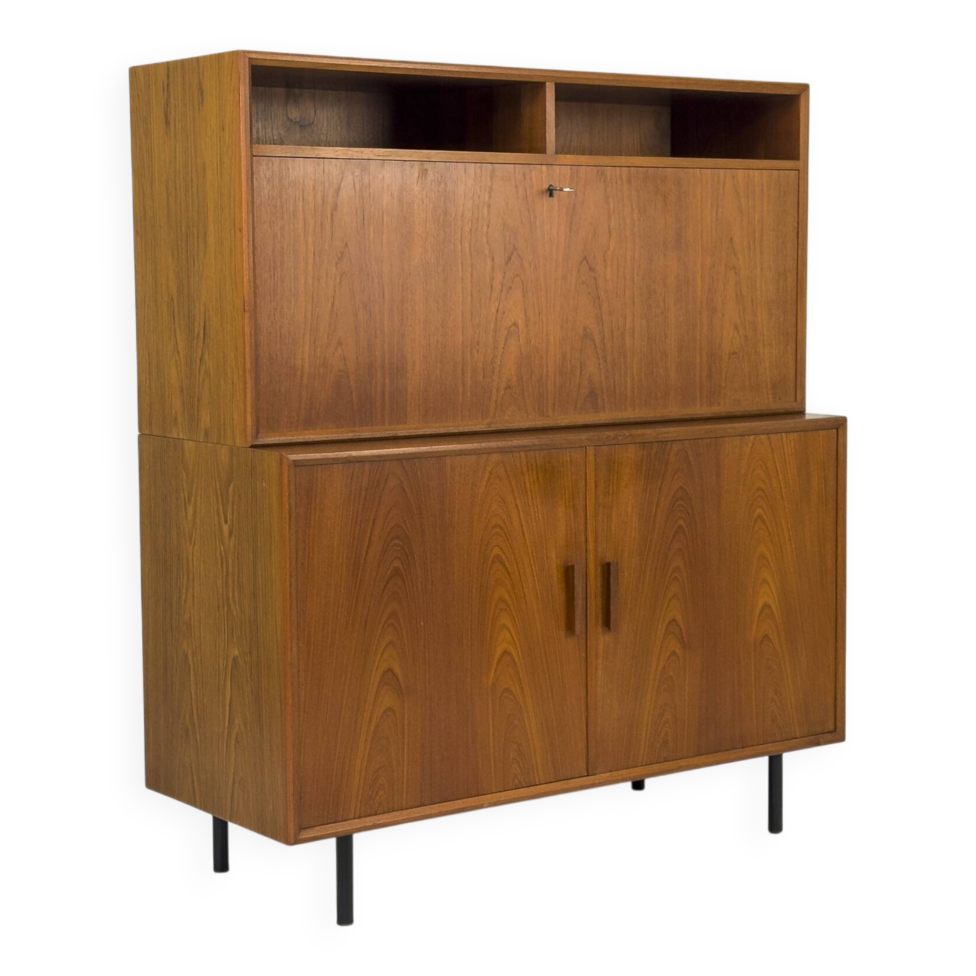 Meuble bar en teck de BBM Bjerringbro, années 1960