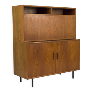 Meuble bar en teck de