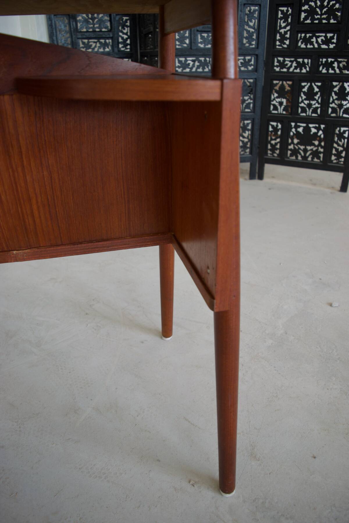 Teak Desk By Gunnar Nielsen For Tibergaard, 1960s.