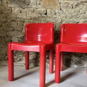 4 chaises modèle 4875 par C. Bartoli pour Kartell, 1970