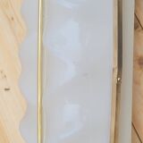 Large Stilux cinema wall lamp Art Deco Italy herringbone pattern