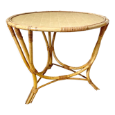 Triod rattan coffee table 1960S