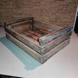 Old vintage wooden apple box