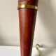 Pair of Scandinavian Midcentury wall lights sconces Brass & teak wood