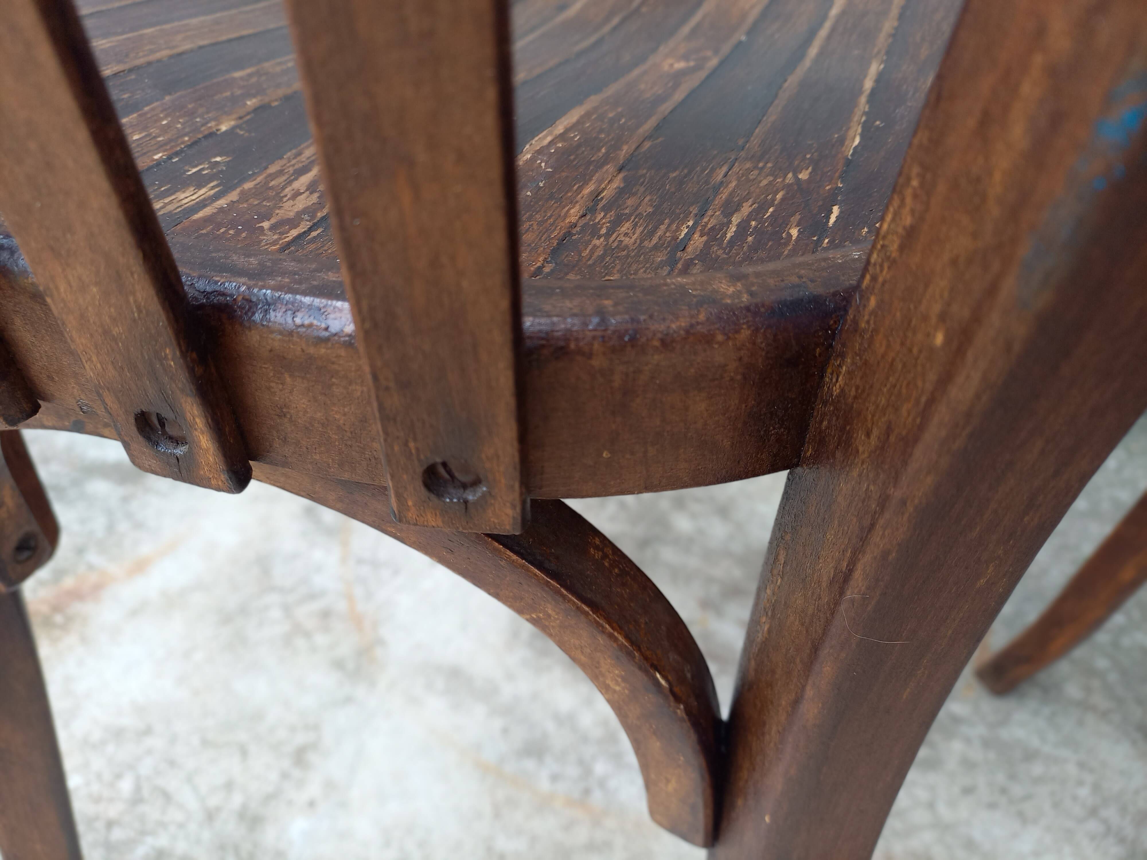 Set de 4 chaises bistrot Baumann