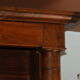 Sideboard with half-columns in walnut, Empire period.