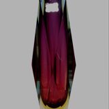 Vase Sommerso Flavio Poli en verre de Murano, Italie 1970