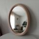 Vintage oval mirror from the 70s.