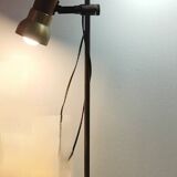 Lampadaire Leuchten 1990 en bois et laiton