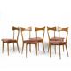 Set of 6 vintage dining chairs by Ico Parisi for Ariberto Colombo, Cantù