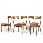 Set of 6 vintage dining chairs by Ico Parisi for Ariberto Colombo, Cantù