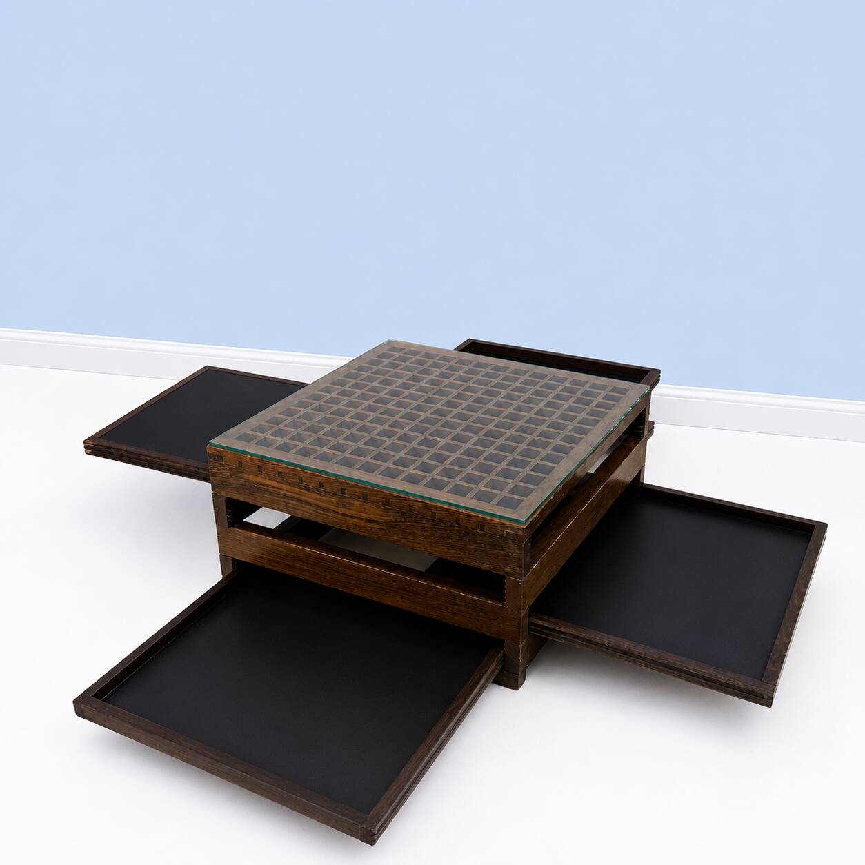 Table "Tetra" by Bernard Vuarnesson 1980