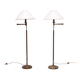 Pair of classic swing arm floor lamps from the 1980s, Germany
