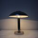 1930s Art Deco Chrome Plated Mushroom Table Lamp, Czechoslovakia