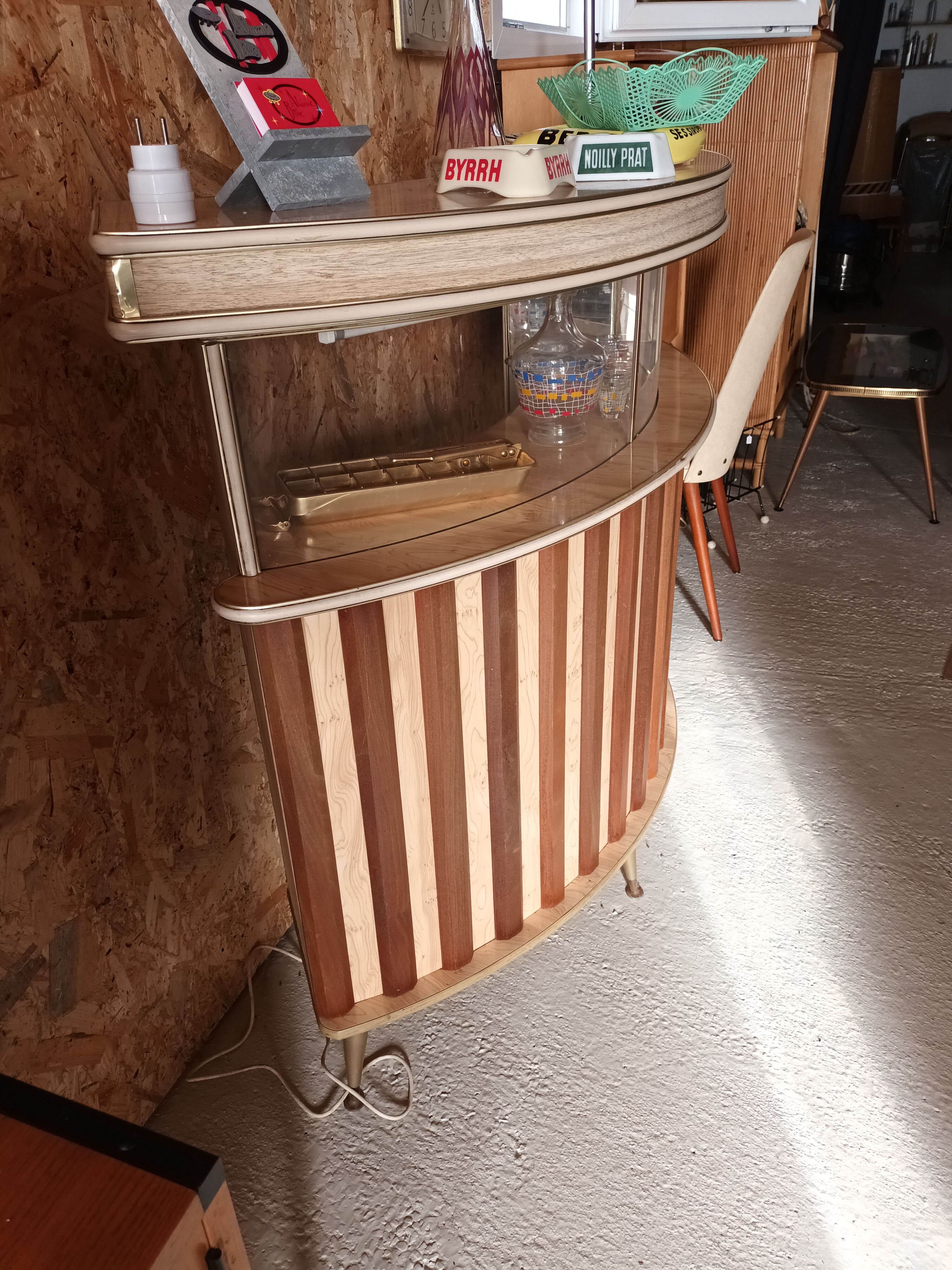 Vintage formica bar