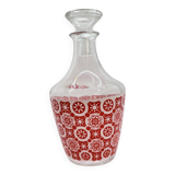 Vintage 70s Carafe – Red Decor | Retro Glassware