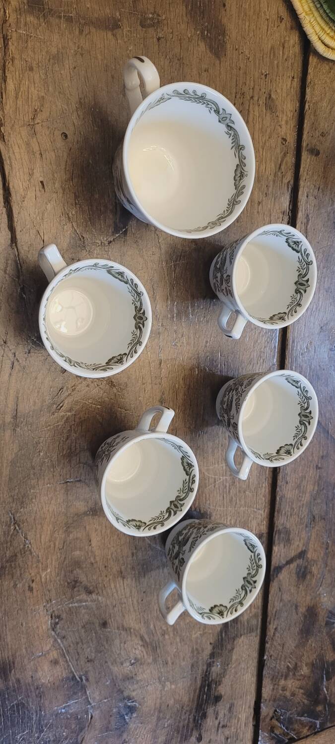 English ceramic cups