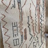 Handwoven wool Berber rug