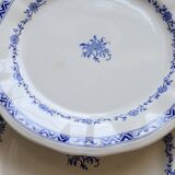 6 assiettes plates vintage Gien – Modèle “Royal”