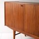 Vintage Scandinavian Teak Sideboard with Striking Grain
