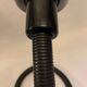 Black Hebi lamp by Isao Hosoe for Valenti Luce 1970