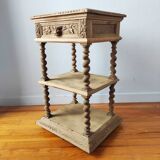 Old solid oak console Louis XIII style