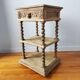 Old solid oak console Louis XIII style