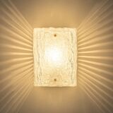 Small wall lamp in glass, Austria, 1960s