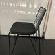 Stackable metal chair for outdoor and indoor use
