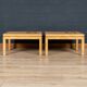 Une paire de tables d'appoint en bois laqué belge et en agate par willy daro c.1970
