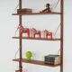 Modular shelving teak veneer, Denmark, 1970s