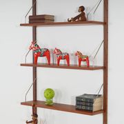 Modular shelving teak veneer, Denmark, 1970s