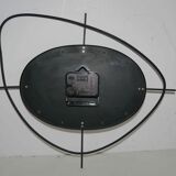 Wall clock "Flash transistor" 60's metal