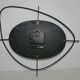 Wall clock "Flash transistor" 60's metal